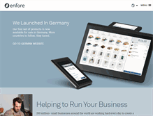 Tablet Screenshot of enfore.com